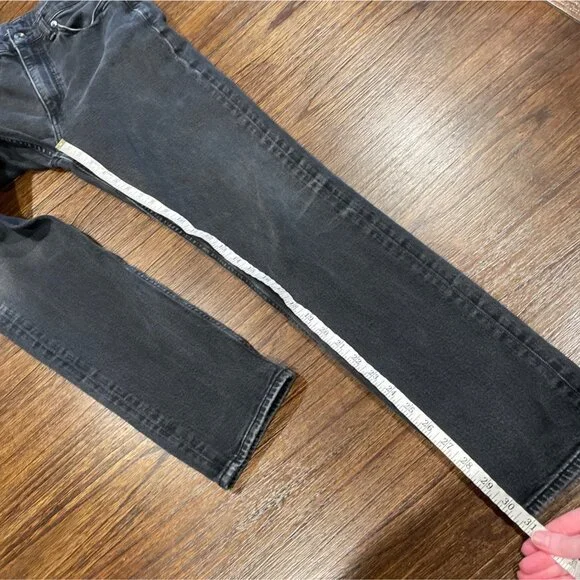 Rag & Bone Men's 32x32 (31x31 actual) Fit 2 Slim Jean Faded Black Skinny Stretch - Picture 7 of 12